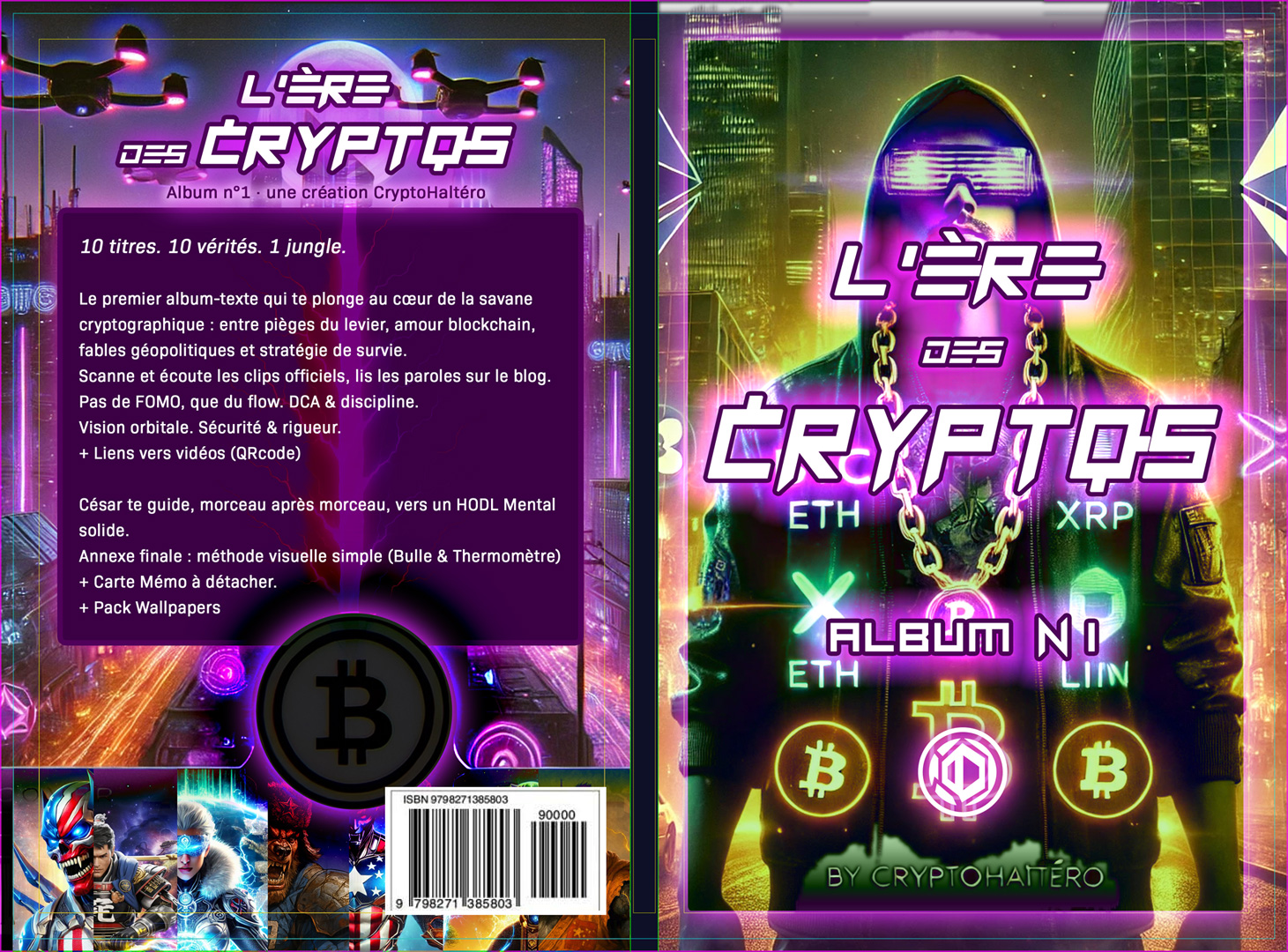 L'Ère des Cryptos – Album n°1 (livre CryptoHaltéro)